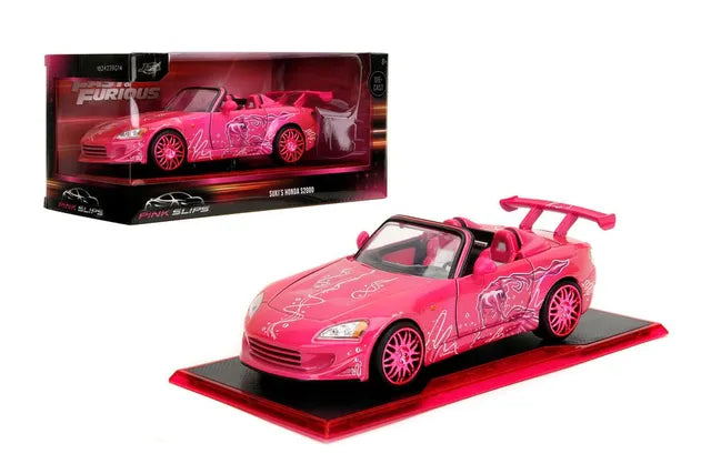 Buy Jada Pink Slips Sukis Honda S2000 Die Cast Car With Base Pink | Yallatoys.com