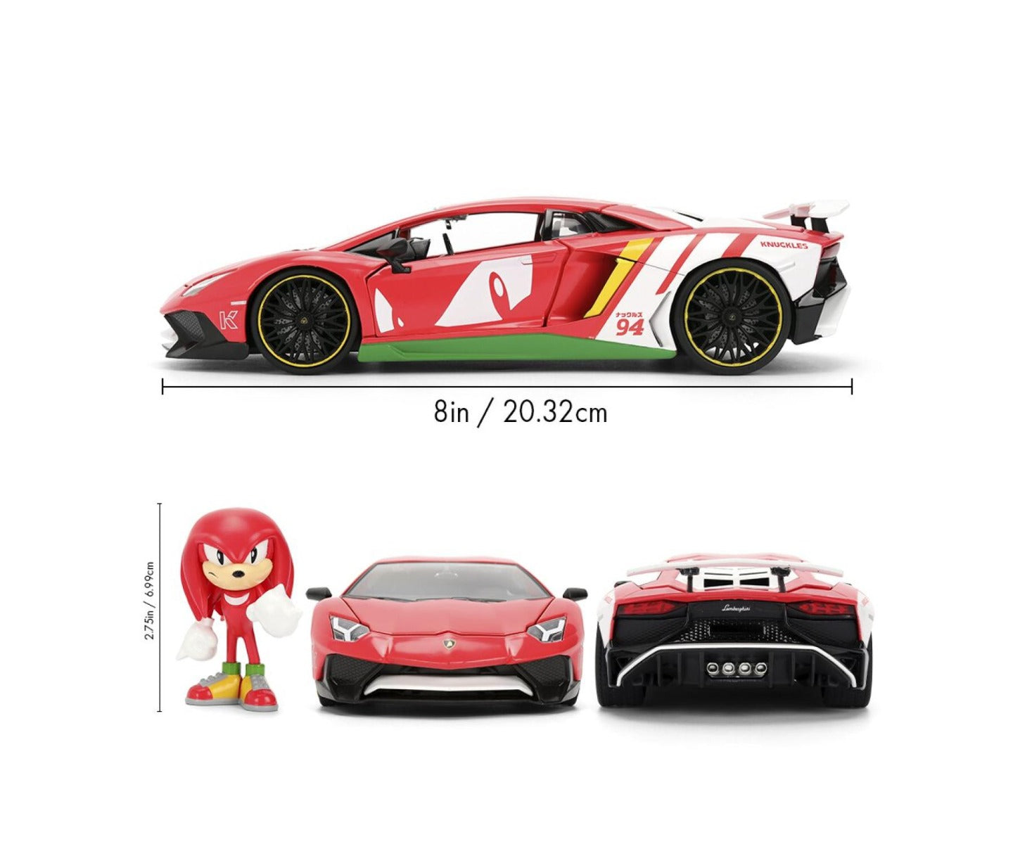 Buy Jada Knuckles Lamborghini Aventador Sv 1:24 Scale | Yallatoys.com