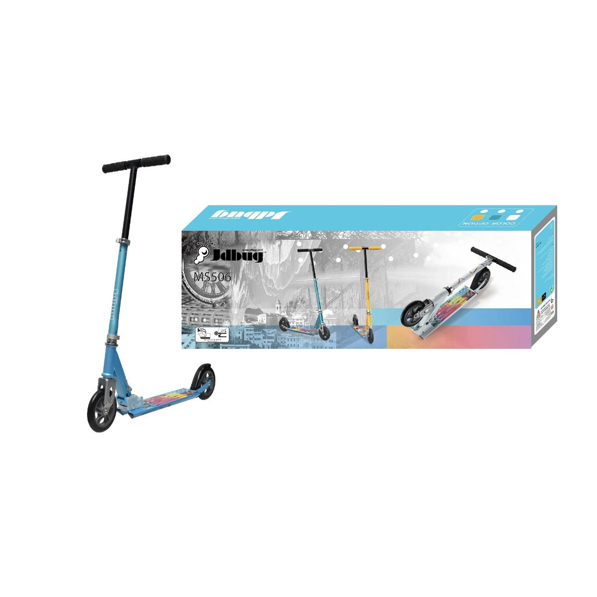 Buy JD Bug MS506 Scooter Blue | Yallatoys.com