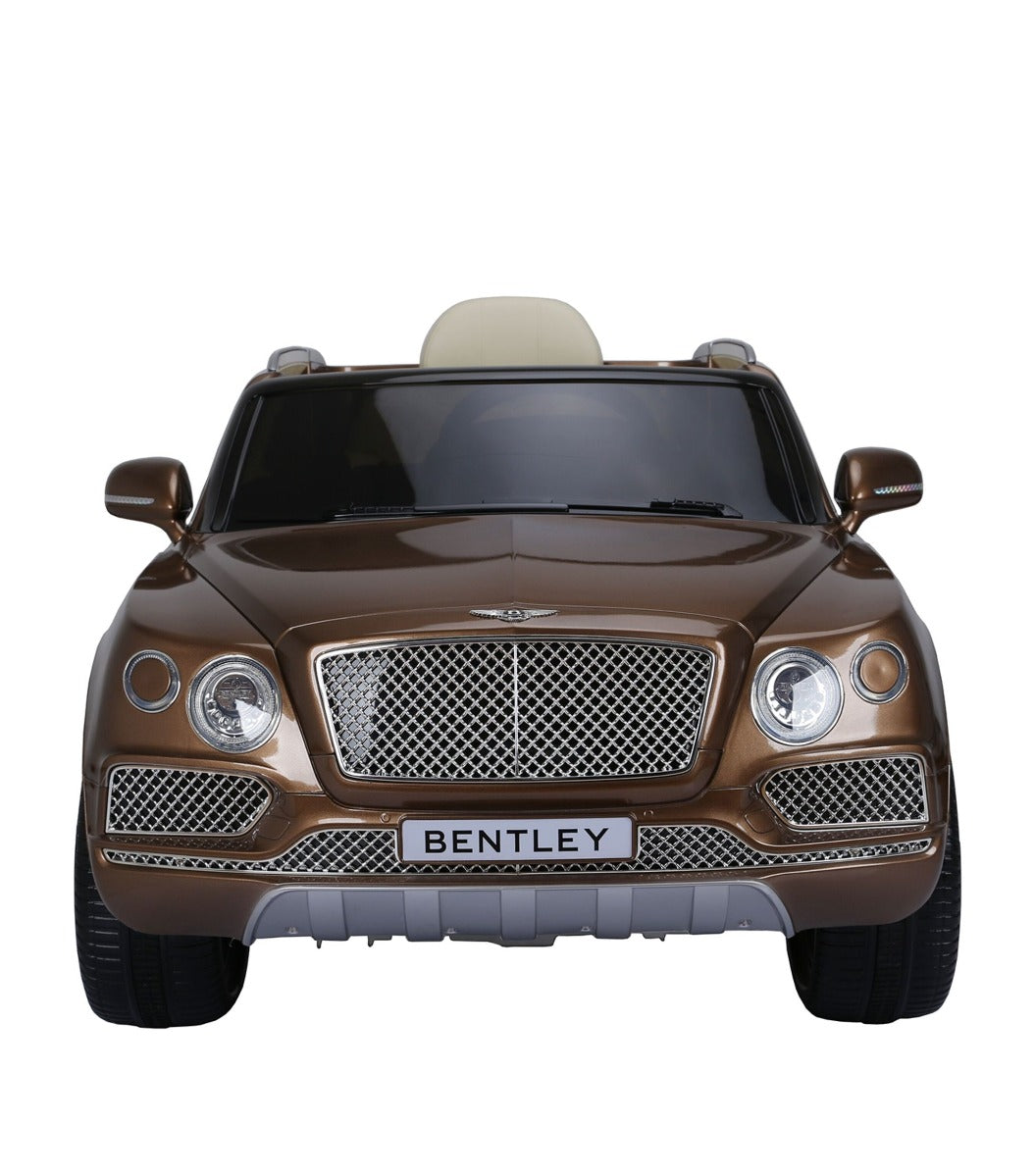 Buy Bentley Mulsanne 12V Battery Operated Kids Ride On Car Gold Colour | Yallatoys.com