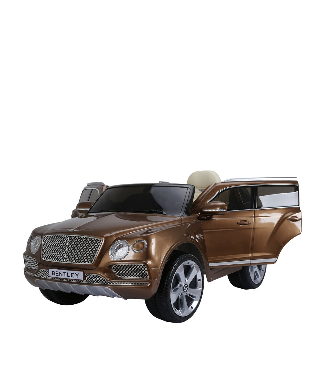 Buy Bentley Mulsanne 12V Battery Operated Kids Ride On Car Gold Colour | Yallatoys.com