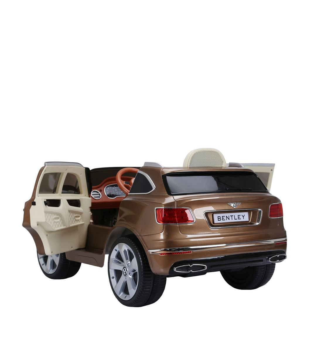 Buy Bentley Mulsanne 12V Battery Operated Kids Ride On Car Gold Colour | Yallatoys.com