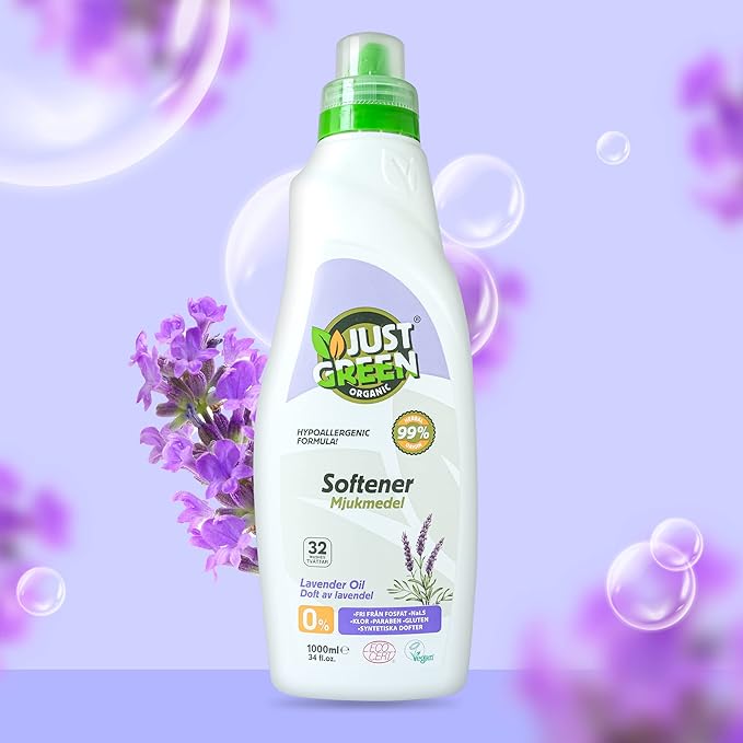 Just Green Organic Fabric Softner 1000 ML Just Green Organic Yallatoys