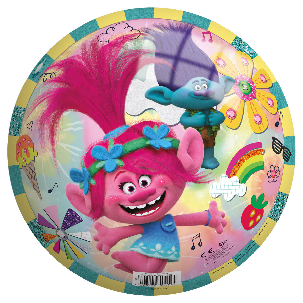 Buy John Pearl Trolls 2 Ball Deflated | Yallatoys.com