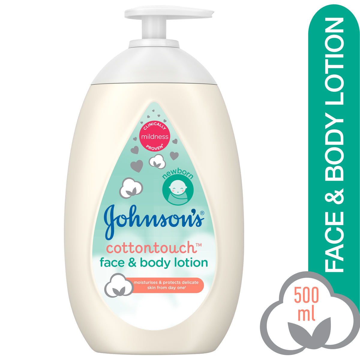 Johnson & Johnson Baby Cotton Touch Face&Body Lotion 500Ml Johnson & Johnson Yallatoys