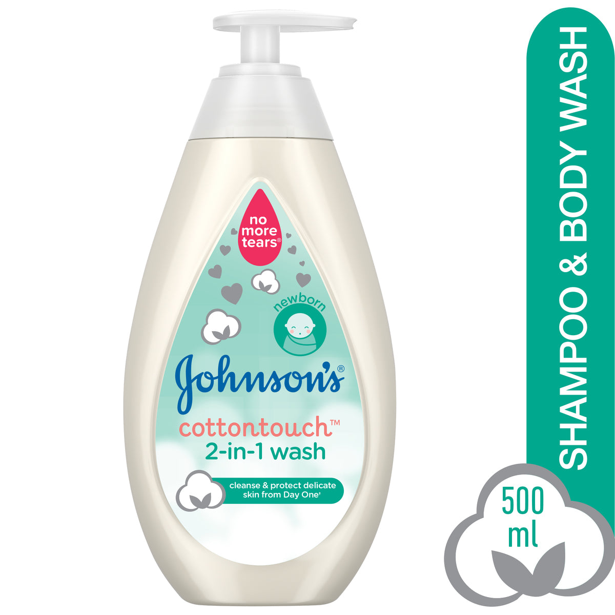 Johnson & Johnson Baby Cotton Touch 2In1 Wash 500Ml Johnson & Johnson Yallatoys