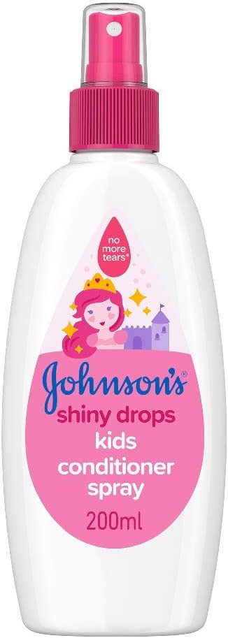 Johnson & Johnson  Shiny Drops Kids Conditioner Spray 200Ml Johnson & Johnson Yallatoys