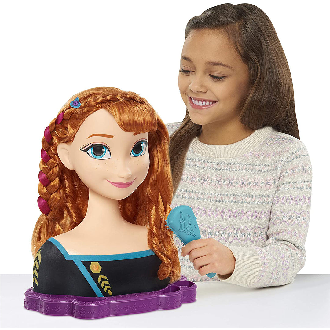 Buy Disney Frozen 2 Deluxe Anna Styling Head | Yallatoys.com