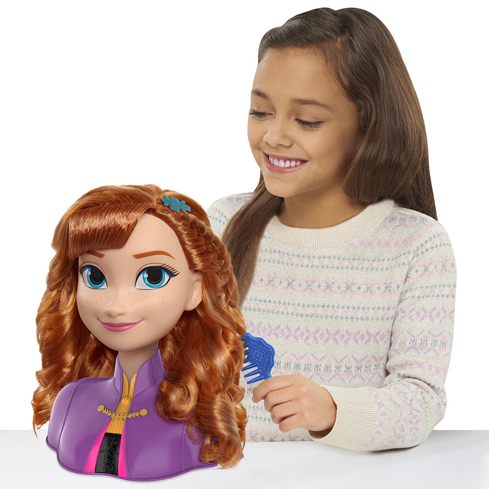Buy Disney Frozen 2 Basic Anna Styling Head-JP-32811 | Yallatoys.com