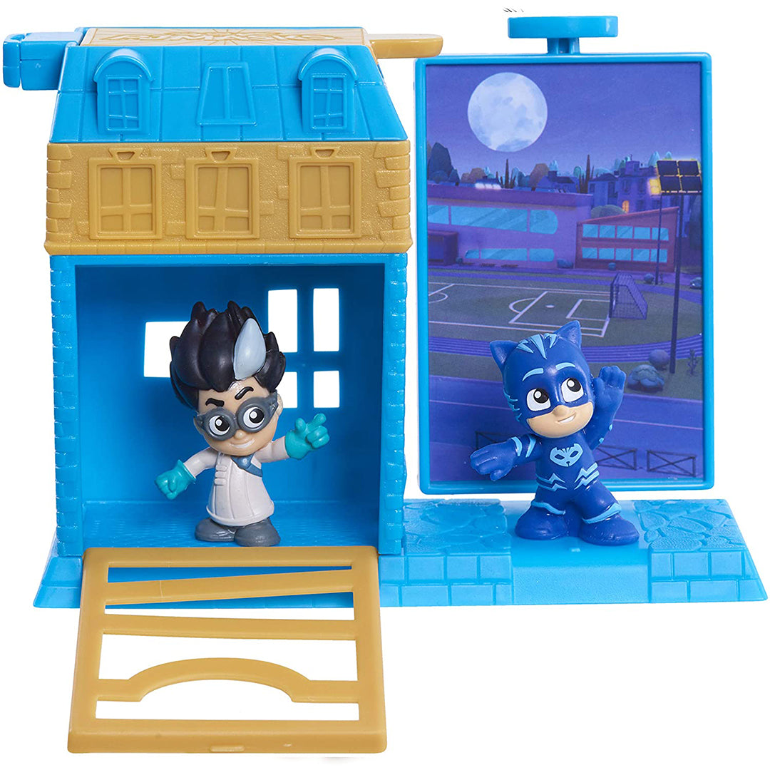 Buy PJ Mask Night Time Micros Trap & Escape Playset | Yallatoys.com