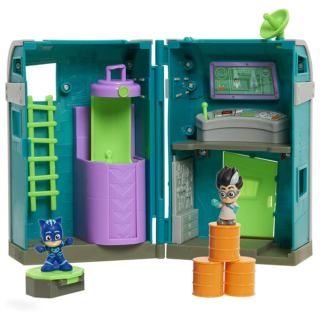 Buy PJ Mask Night Time Micros Romeos Lair Playset | Yallatoys.com