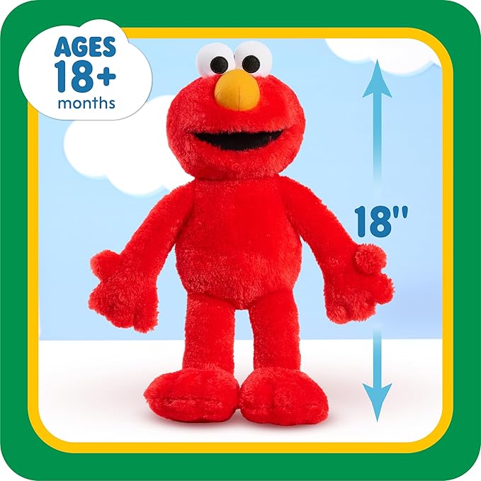 Buy Just Play Sesame Street Big Hugs Large Plush Elmo 18Inch | Yallatoys.com