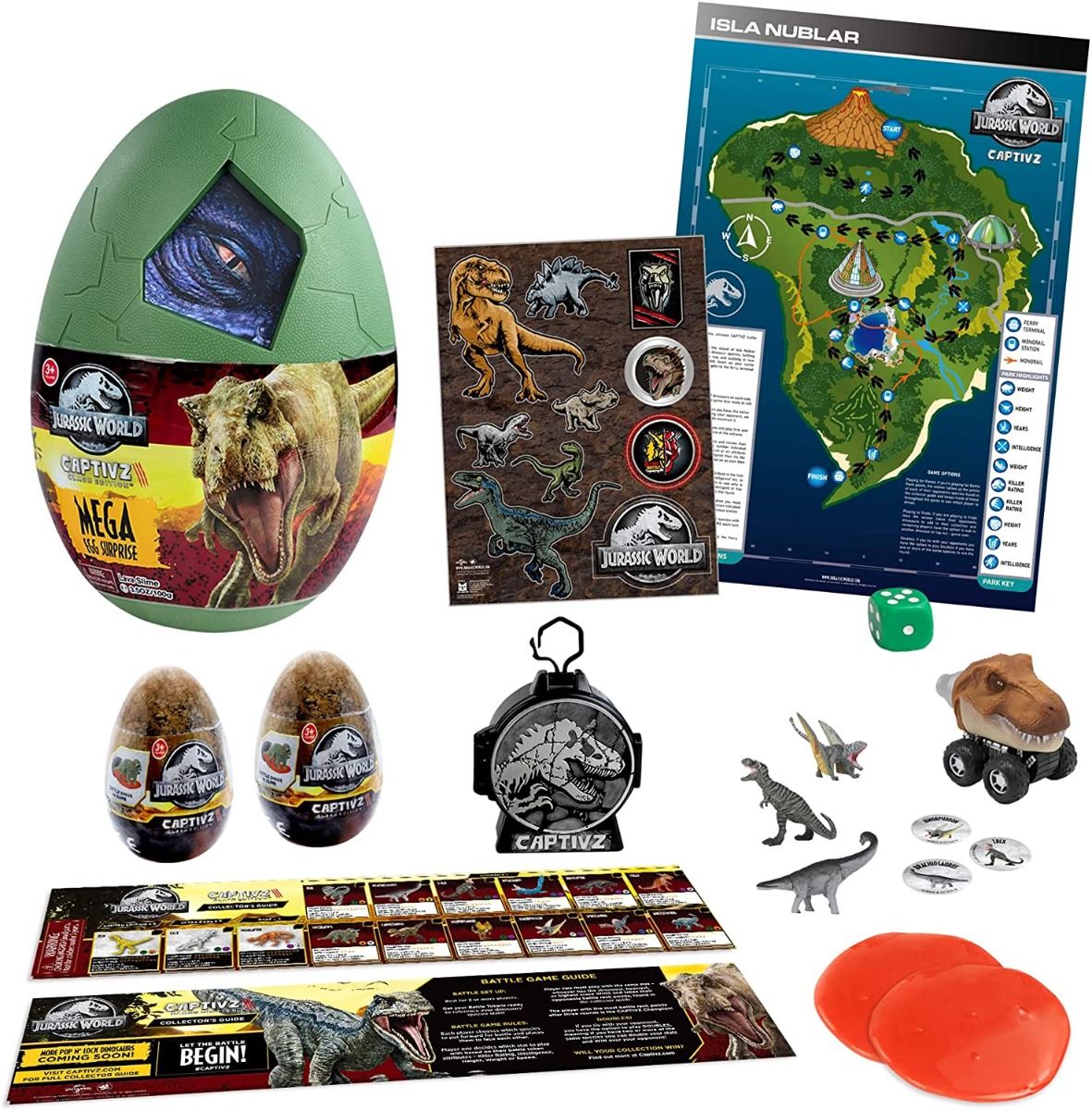 Buy Jurassic World Captivz Clash Edition Mega Egg | Yallatoys.com