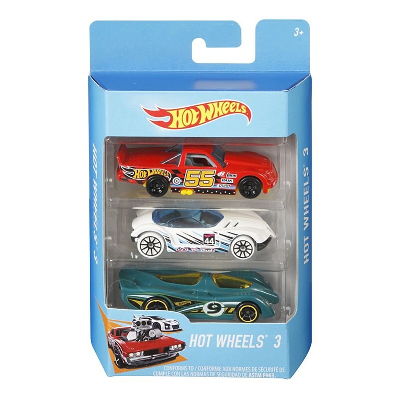 Buy Hot Wheels Basic Car 3 Pack (Sold Separately Subject To Availability) | Yallatoys.com