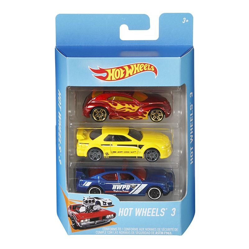 Buy Hot Wheels Basic Car 3 Pack (Sold Separately Subject To Availability) | Yallatoys.com