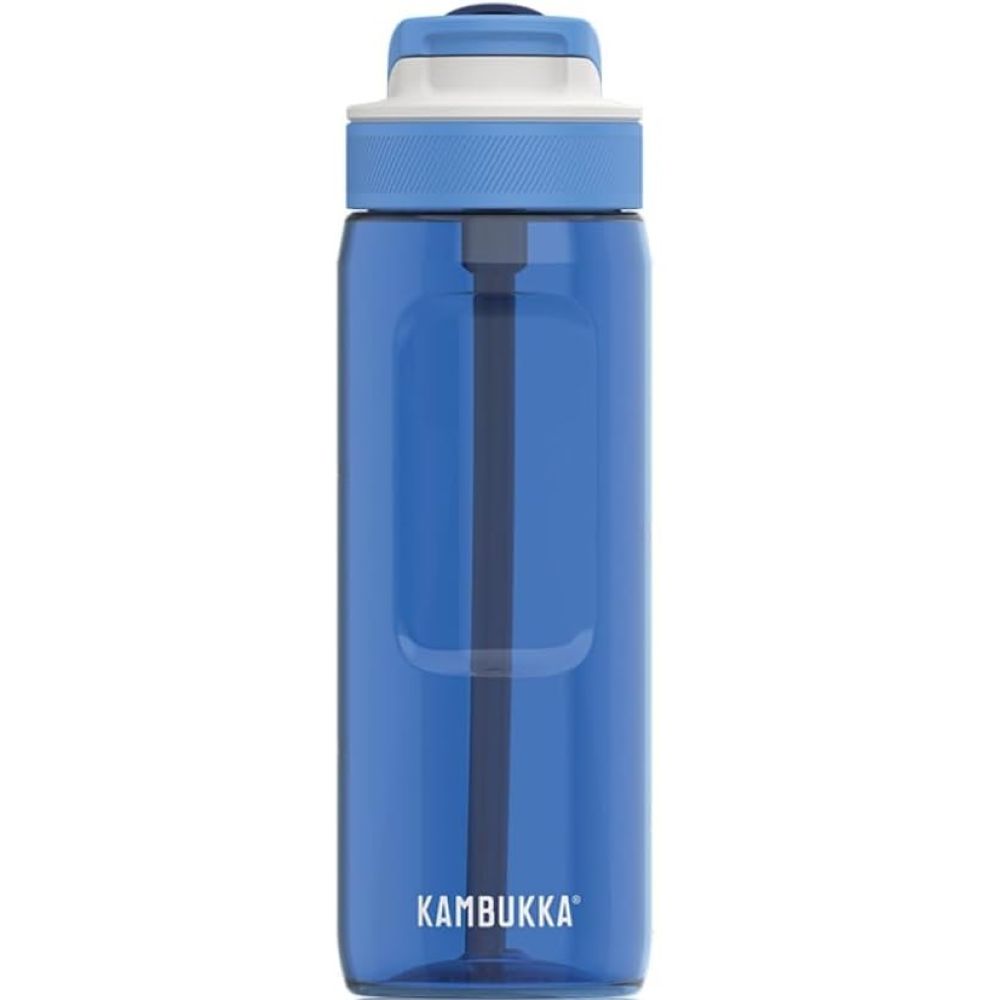 Buy Kambukka Lagoon BPA free Tritan Renew water bottle with Straw lid 750 ml Crisp Blue | Yallatoys.com