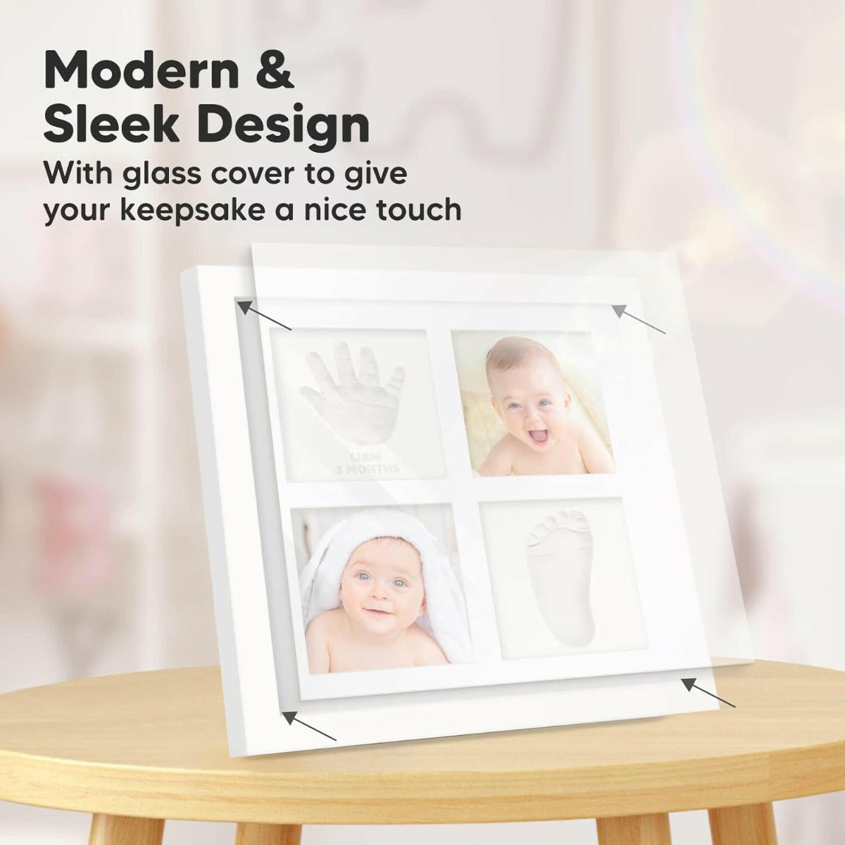 KeaBabies Solo Keepsake Frame Alpine White KeaBabies Yallatoys