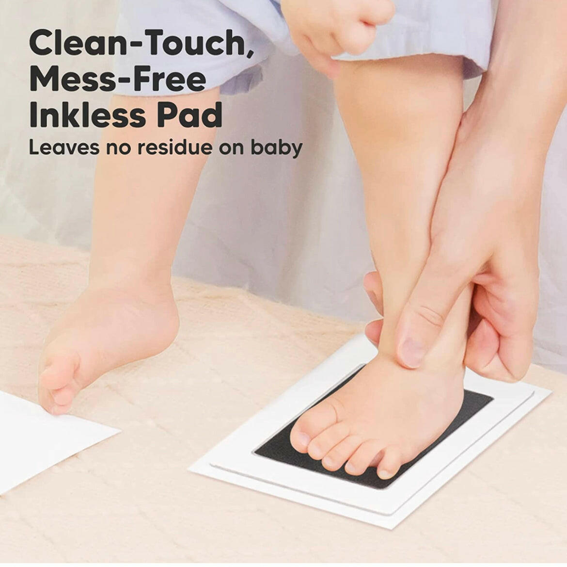 KeaBabies 4-Pack Inkless Ink Pads Jet Black KeaBabies Yallatoys