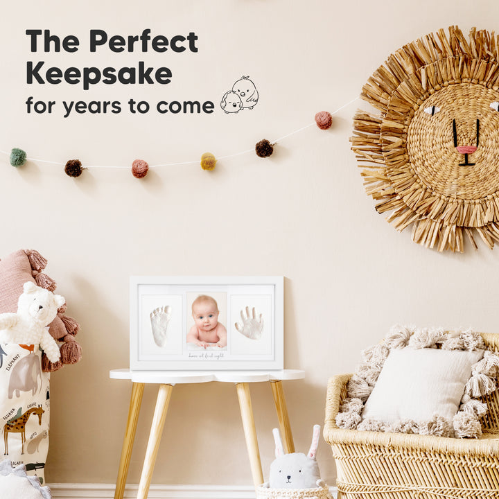 KeaBabies Duo Keepsake Frame Alpine White KeaBabies Yallatoys
