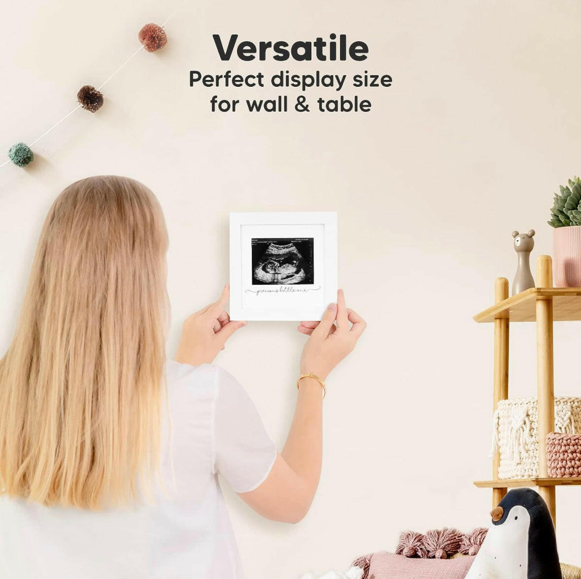 KeaBabies Sonogram Frame Alpine White KeaBabies Yallatoys