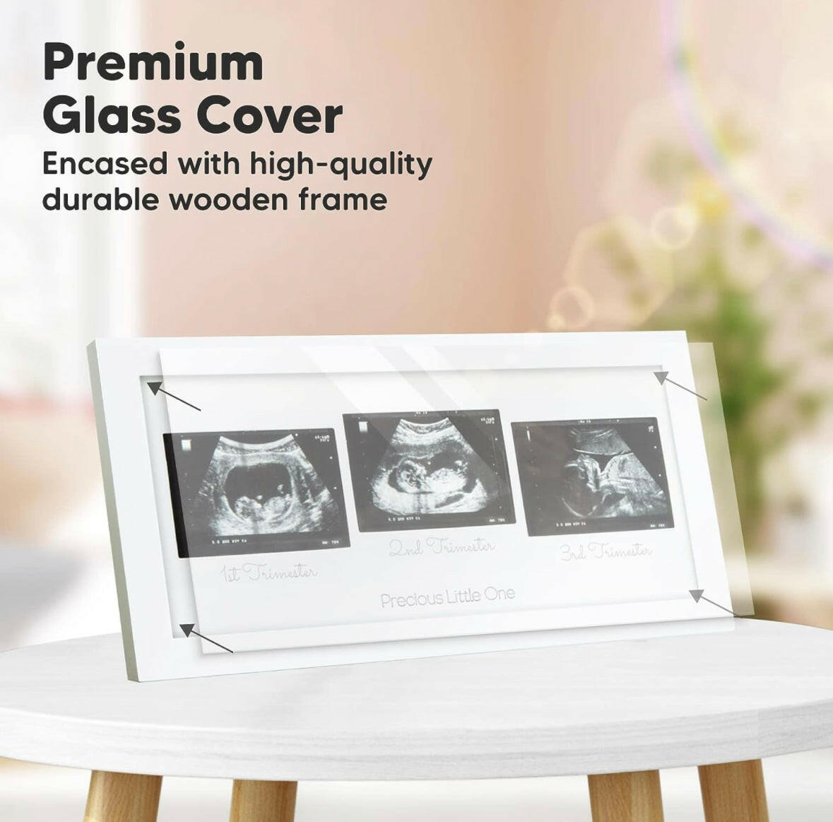 KeaBabies Trio Sonogram Frame Alpine White KeaBabies Yallatoys