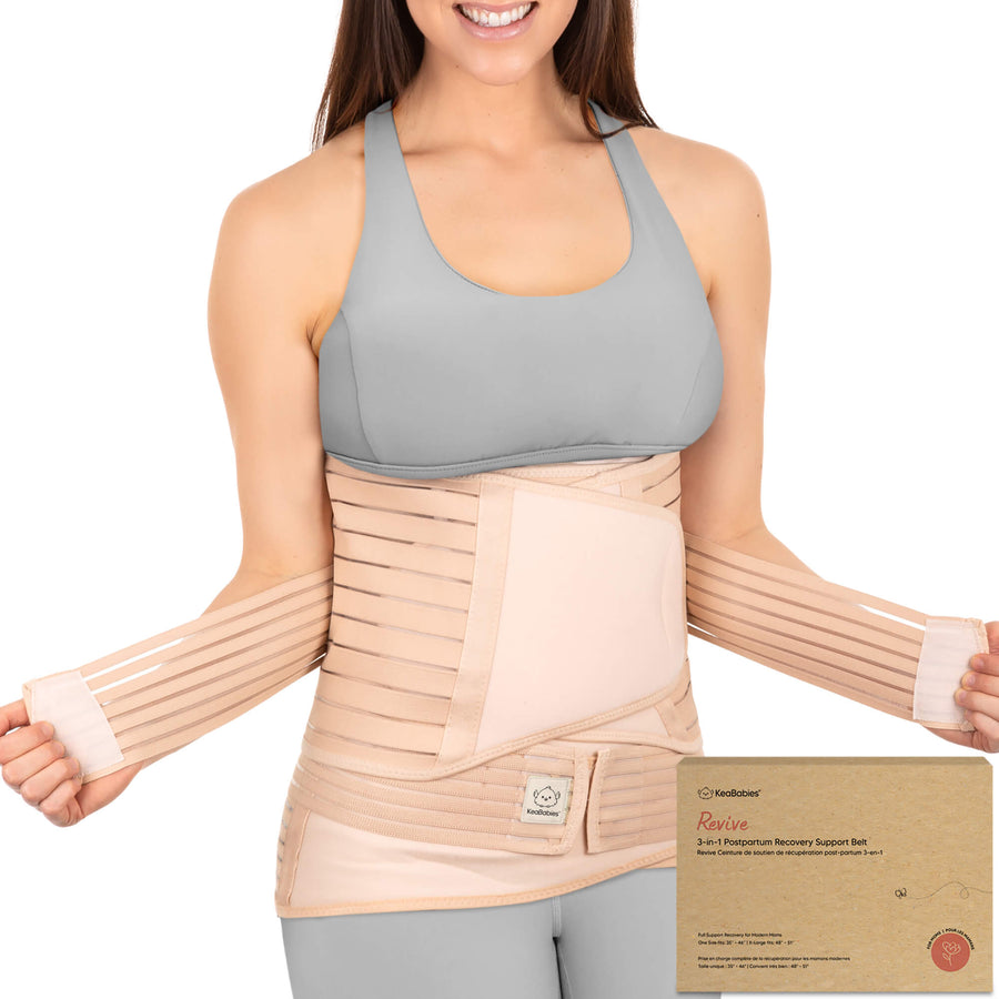 KeaBabies 3 In 1 Revive Postpartum Belt Classic Ivory Medium KeaBabies Yallatoys