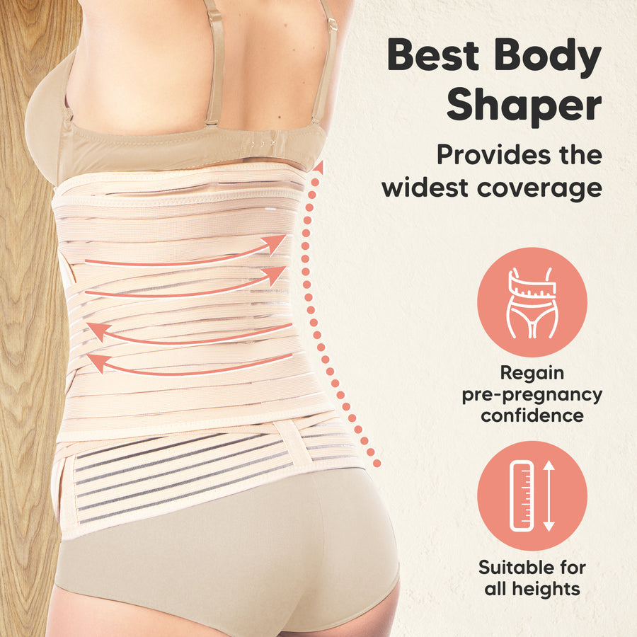 KeaBabies 3 In 1 Revive Postpartum Belt Classic Ivory Medium KeaBabies Yallatoys