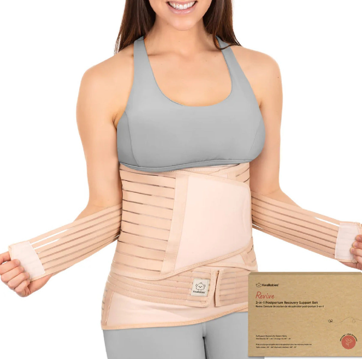 KeaBabies 3 In 1 Revive Postpartum Belt Classic Ivory 2XL KeaBabies Yallatoys