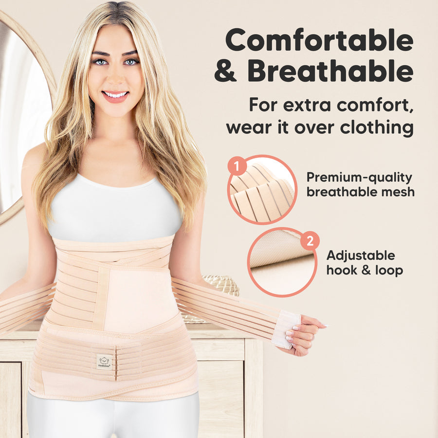 KeaBabies 3 In 1 Revive Postpartum Belt Midnight Black Medium KeaBabies Yallatoys