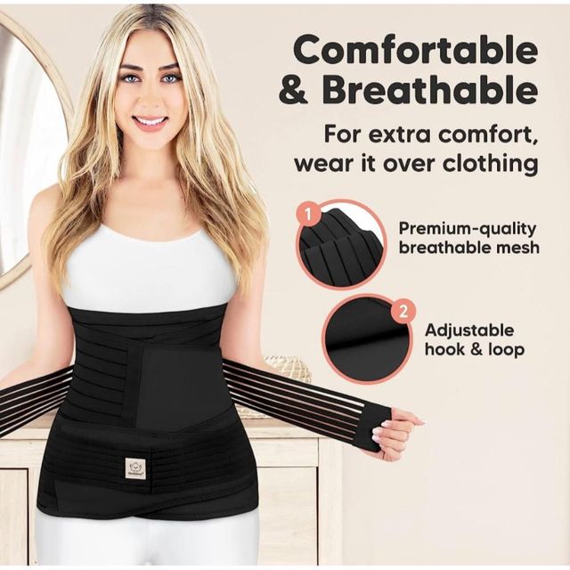 KeaBabies 3 In 1 Revive Postpartum Belt Midnight Black XL KeaBabies Yallatoys