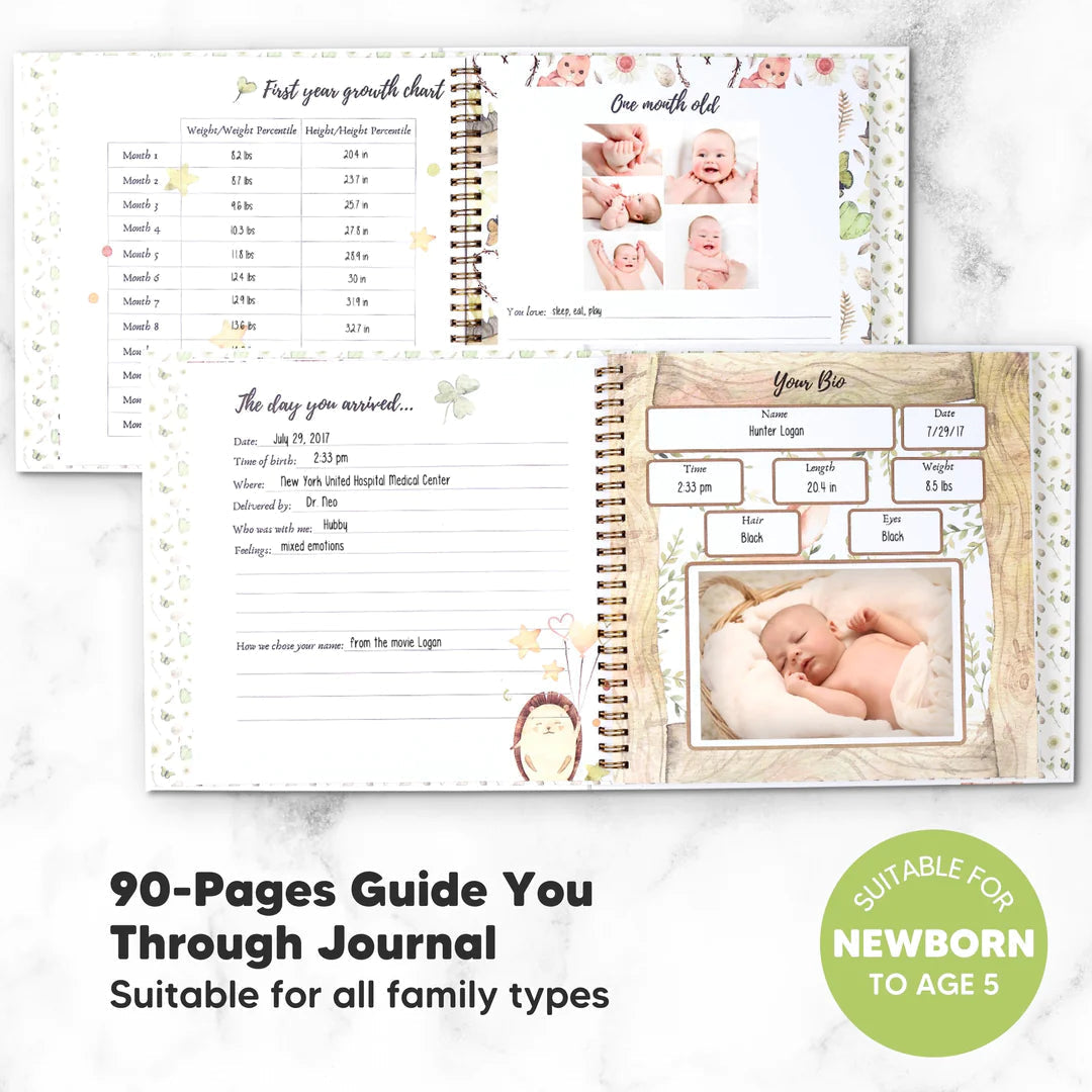 KeaBabies Craft Baby Memory Book Wonderland KeaBabies Yallatoys