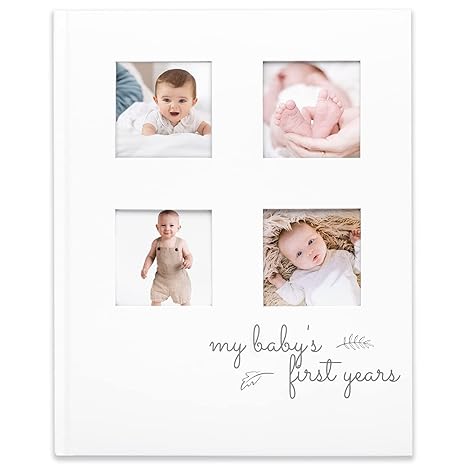KeaBabies Sketch Baby Memory Book Alpine White KeaBabies Yallatoys