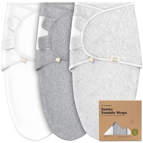 KeaBabies 3 Pack Soothe Swaddle Wrap Cloud KeaBabies Yallatoys