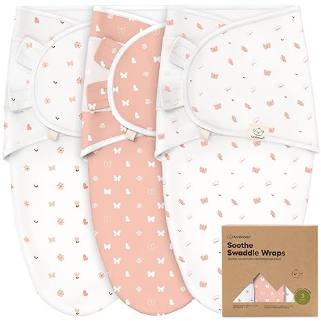 KeaBabies 3 Pack Soothe Swaddle Wrap Butterfly KeaBabies Yallatoys