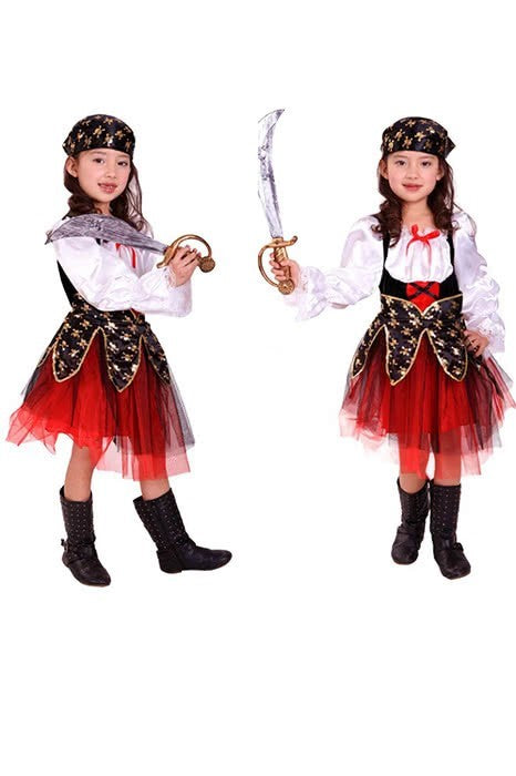 Pirates Skirt Girls Dance Party Costume Kids Costumes Yallatoys