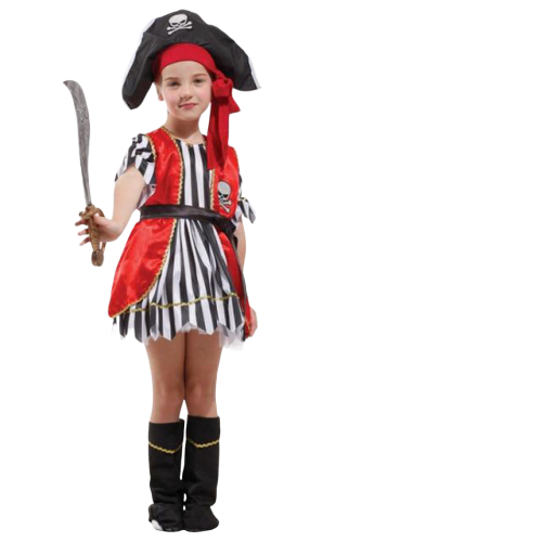 Pirate Captain Black Girl Costume Kids Costumes Yallatoys