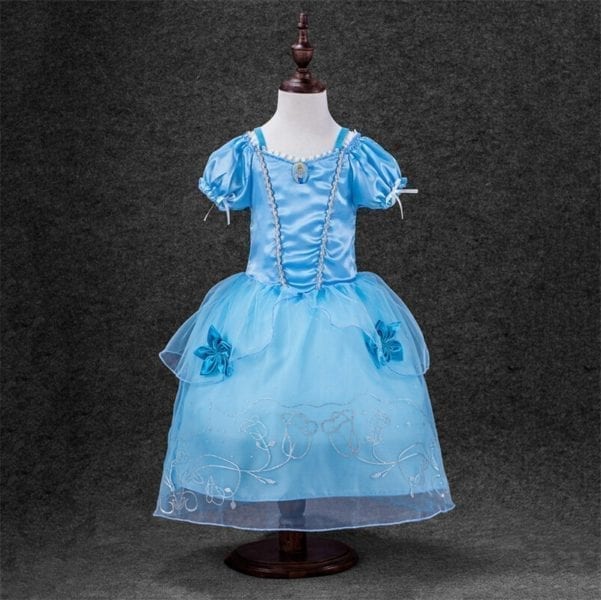 Cinderella Blue Dress For Kids Kids Costumes Yallatoys