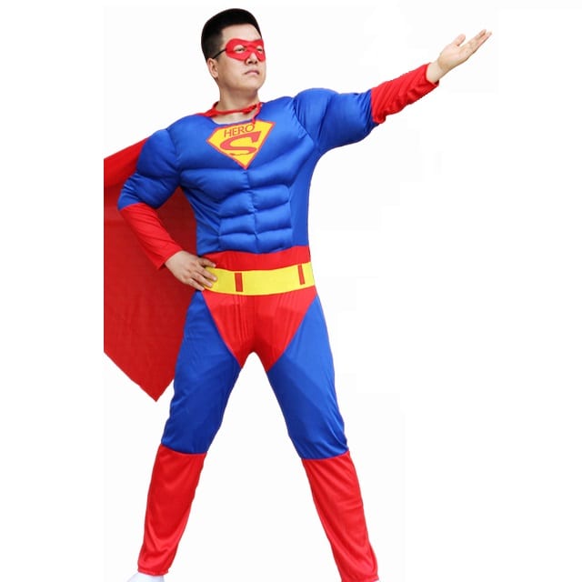 Buy Superman Adult Costume Free Size | Yallatoys.com