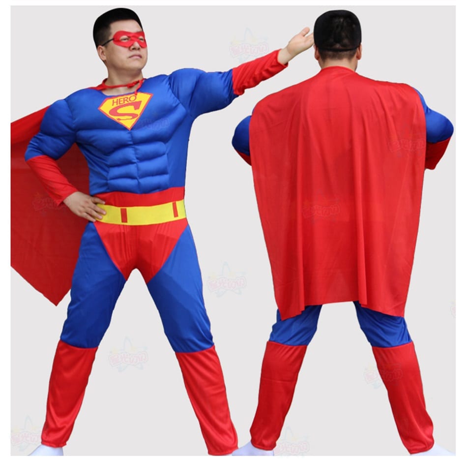 Buy Superman Adult Costume Free Size | Yallatoys.com