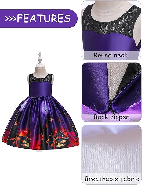 Buy Dark Purple Halloween Dress | Yallatoys.com