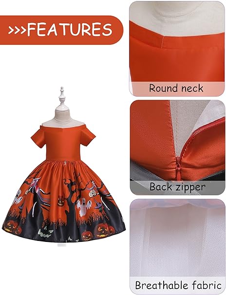 Buy Orange2 Halloween Dress | Yallatoys.com