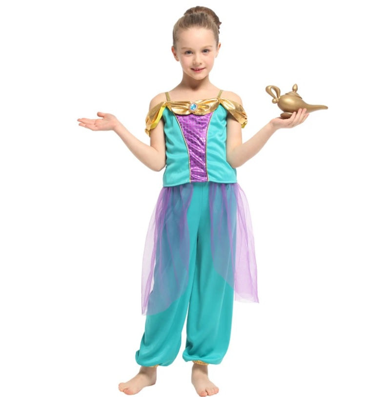 Buy Aladdin Magic Genie Arabic Princess Costume | Yallatoys.com