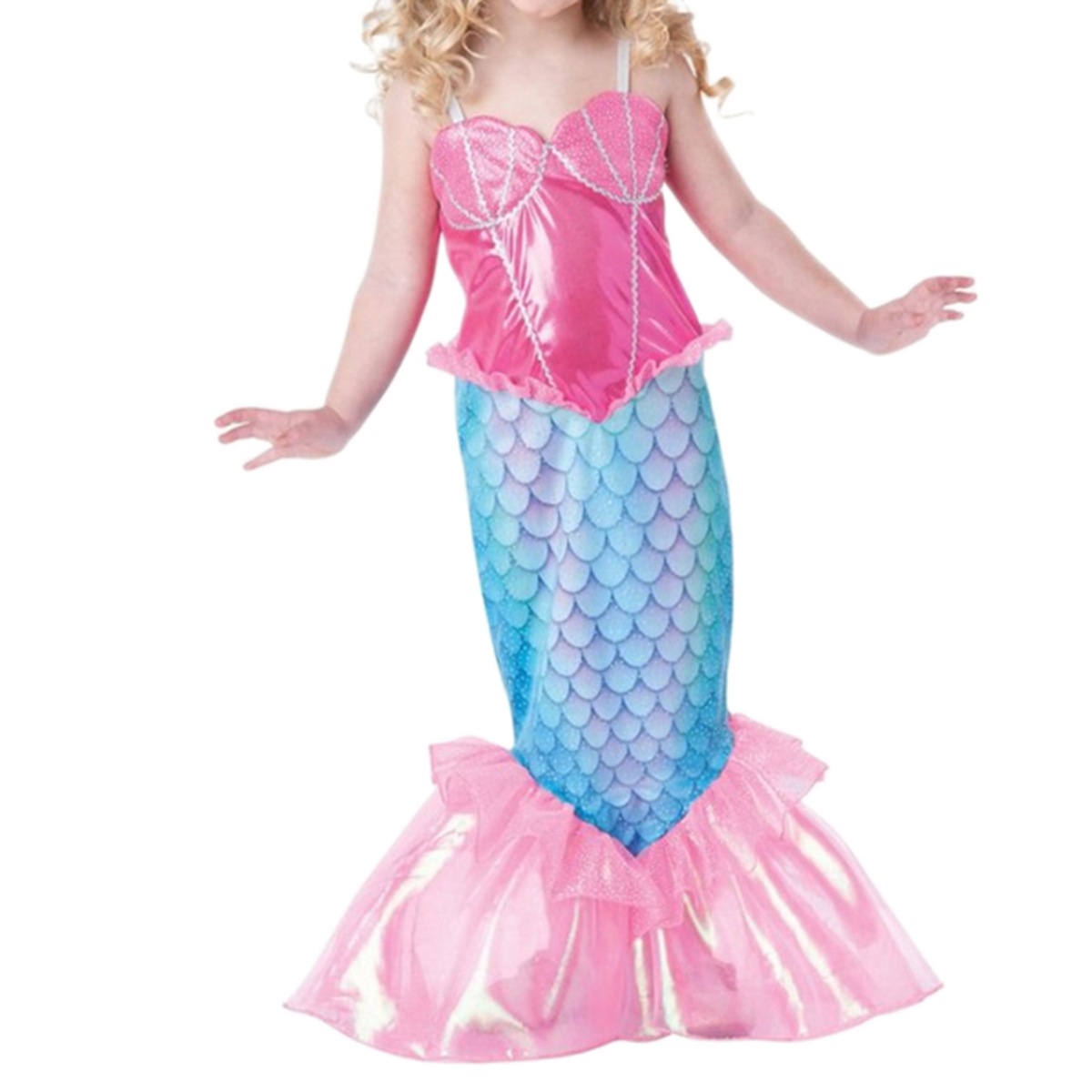 Buy Pink Blue Mermaid Costume For Kids | Yallatoys.com