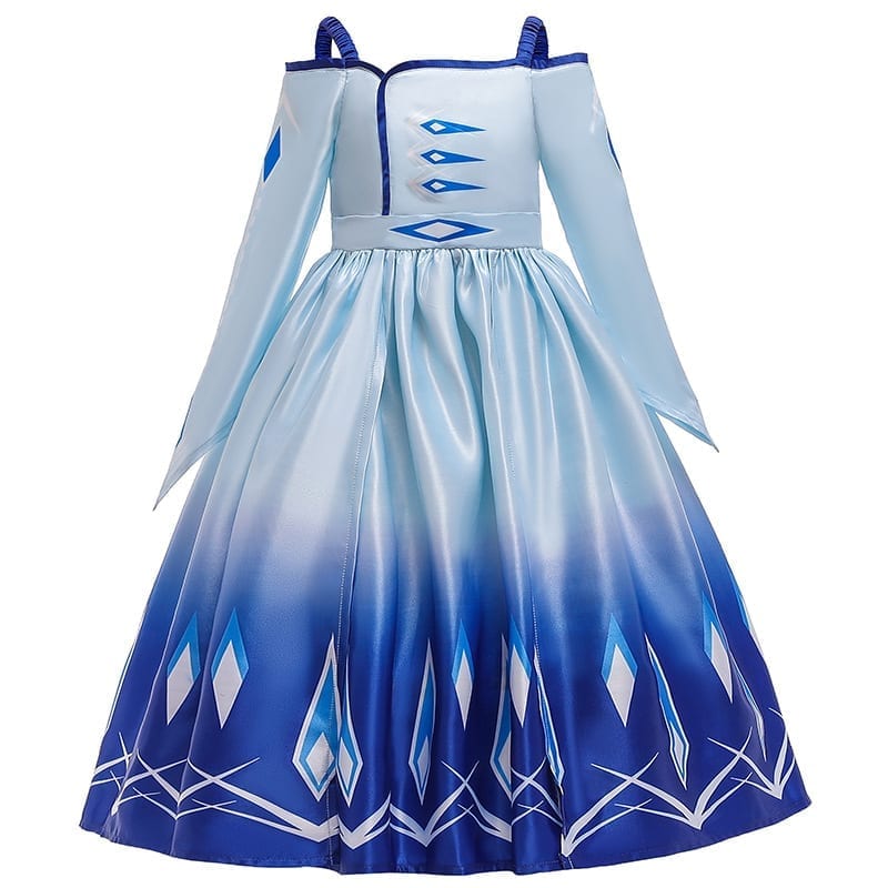 Frozen Elsa Light Blue Dress Long Sleeve