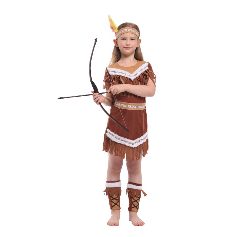 American Cosplay Native Huntress Costume Kids Costumes Yallatoys