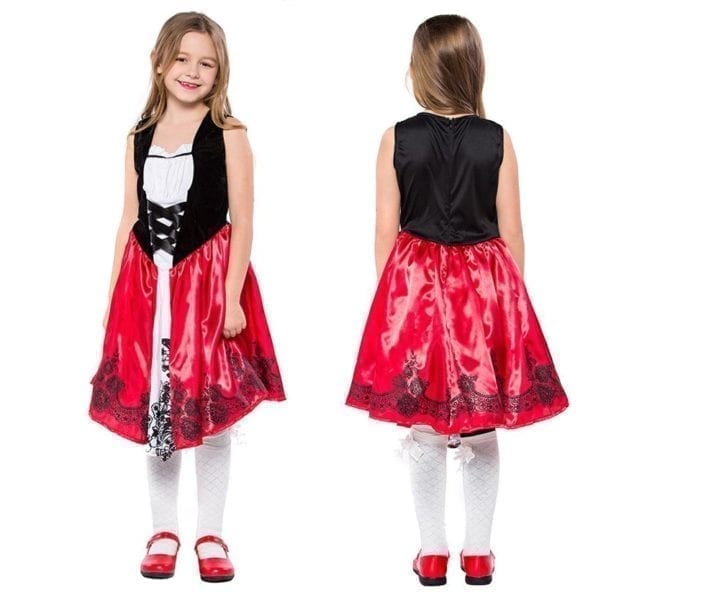 Little Red Riding Hood Costume Children Fancy Dress Kids Costumes Yallatoys