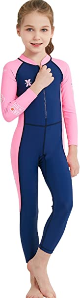 Long Sleeve Pink Swimsuit Kids Costumes Yallatoys