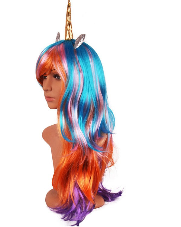 Buy Brown Unicorn Wig | Yallatoys.com