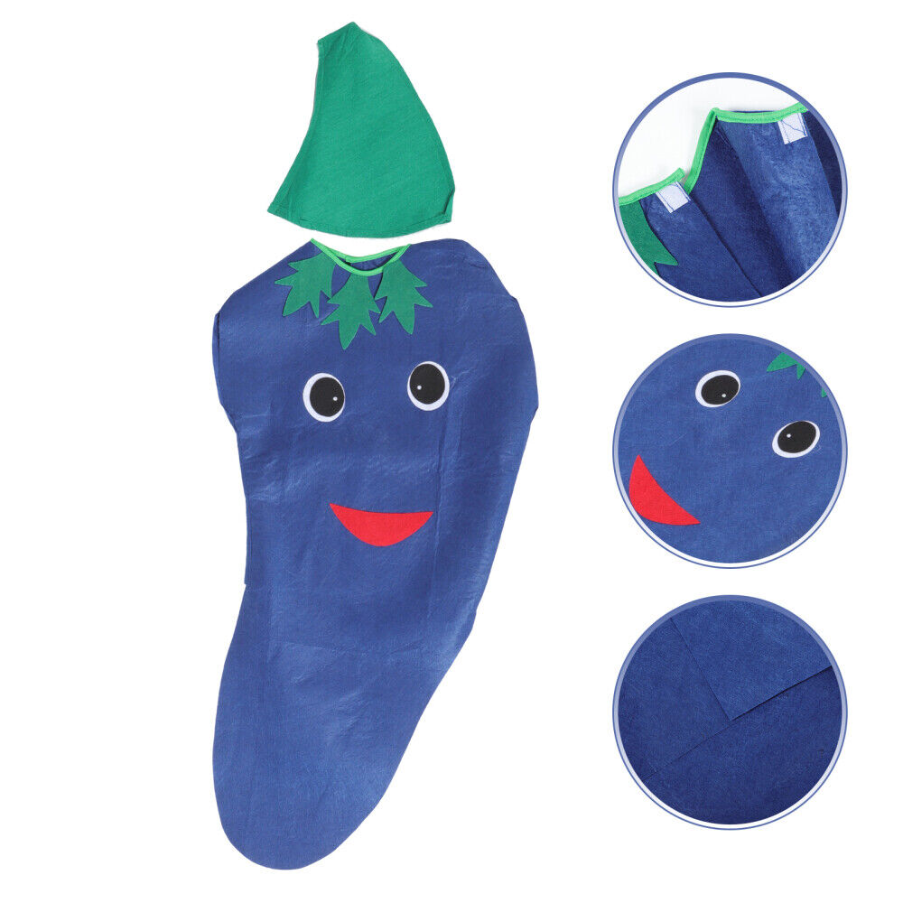 Buy Eggplant Vegetable Kids Costume Free Size | Yallatoys.com
