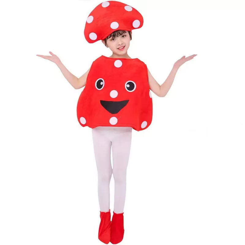 Buy Red Mushroom Costume 110Cm | Yallatoys.com